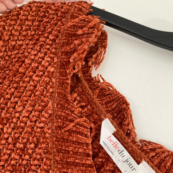 NWOT 🎀 Belle Du Jour Destructed Sweater - Picture 8 of 13